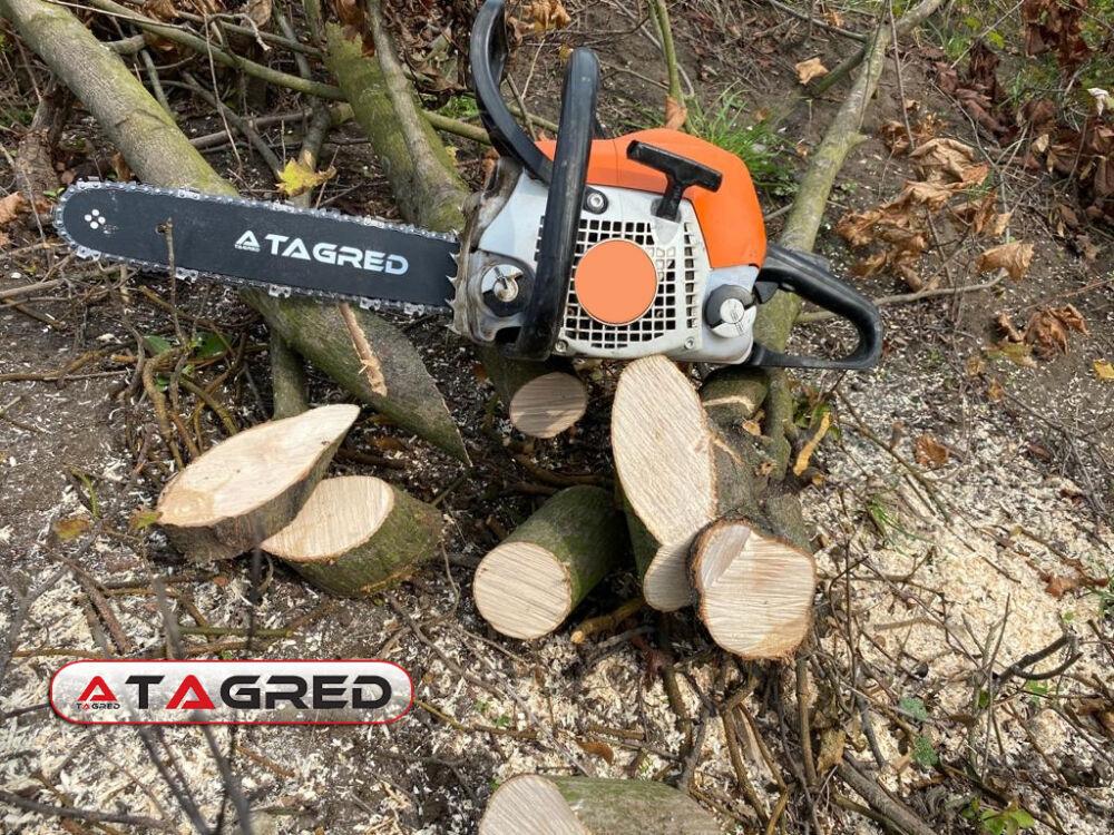 Комплект шини та 2 ланцюгів для бензопили TAGRED TA1151 14" 35 см - фото 12 Комплект шини та 2 ланцюгів для бензопили TAGRED TA1151 14" 35 см - фото 12