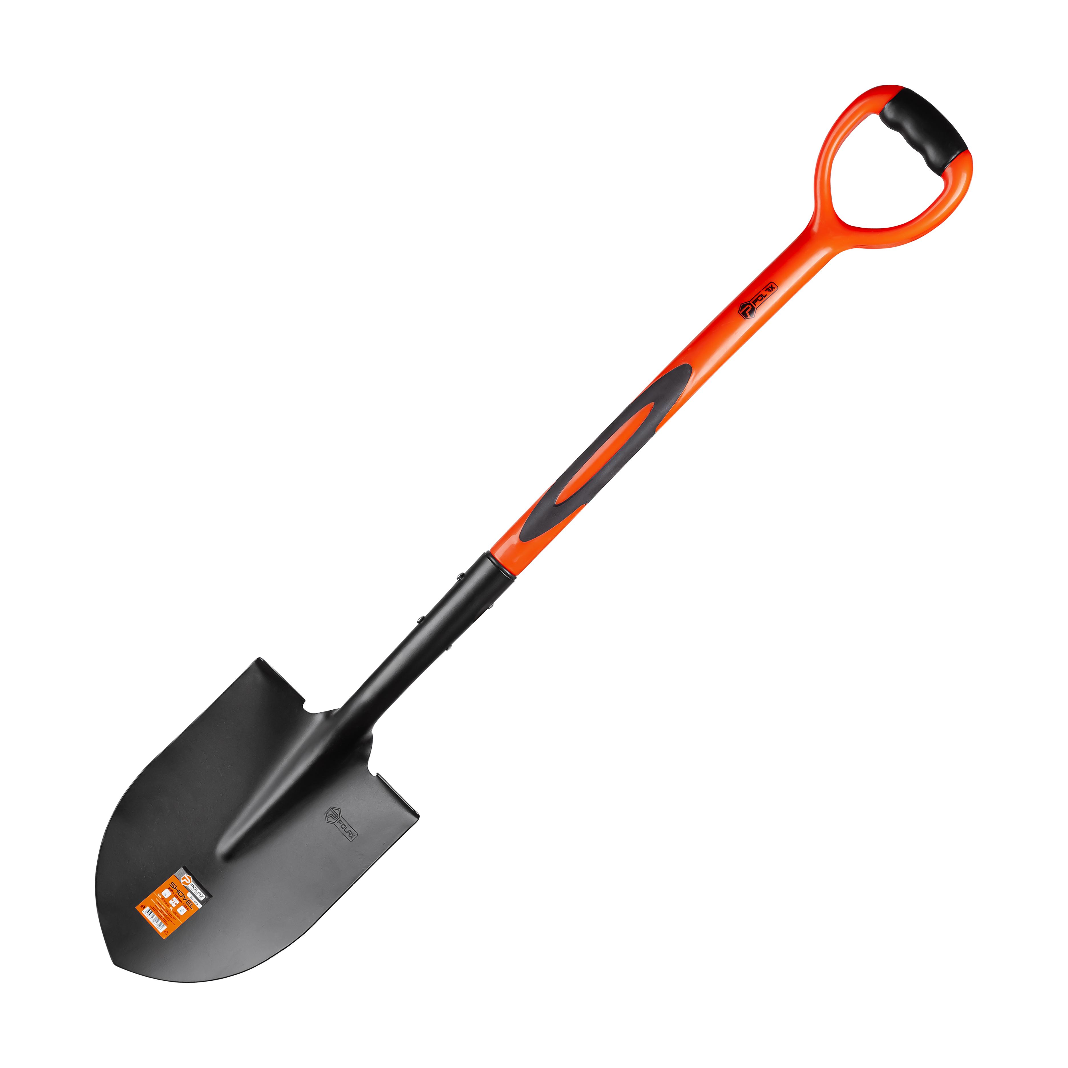 Лопата американка Polax з ручкою фіберглас 1,05 м 290x218 мм 2 кг (37165470)