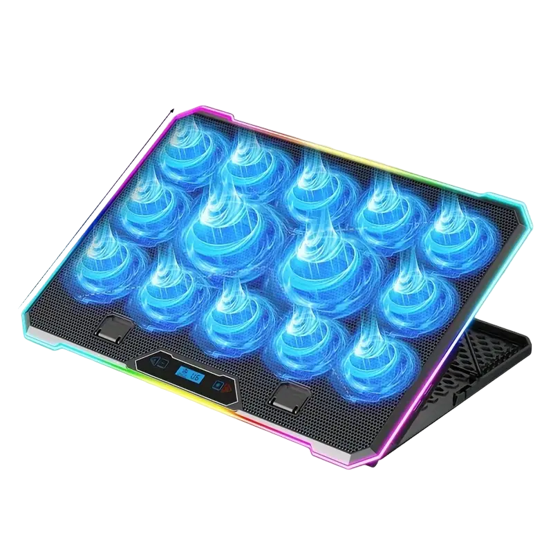 Підставка для ноутбука та телефону VHG K15C з RGB-підсвічуванням