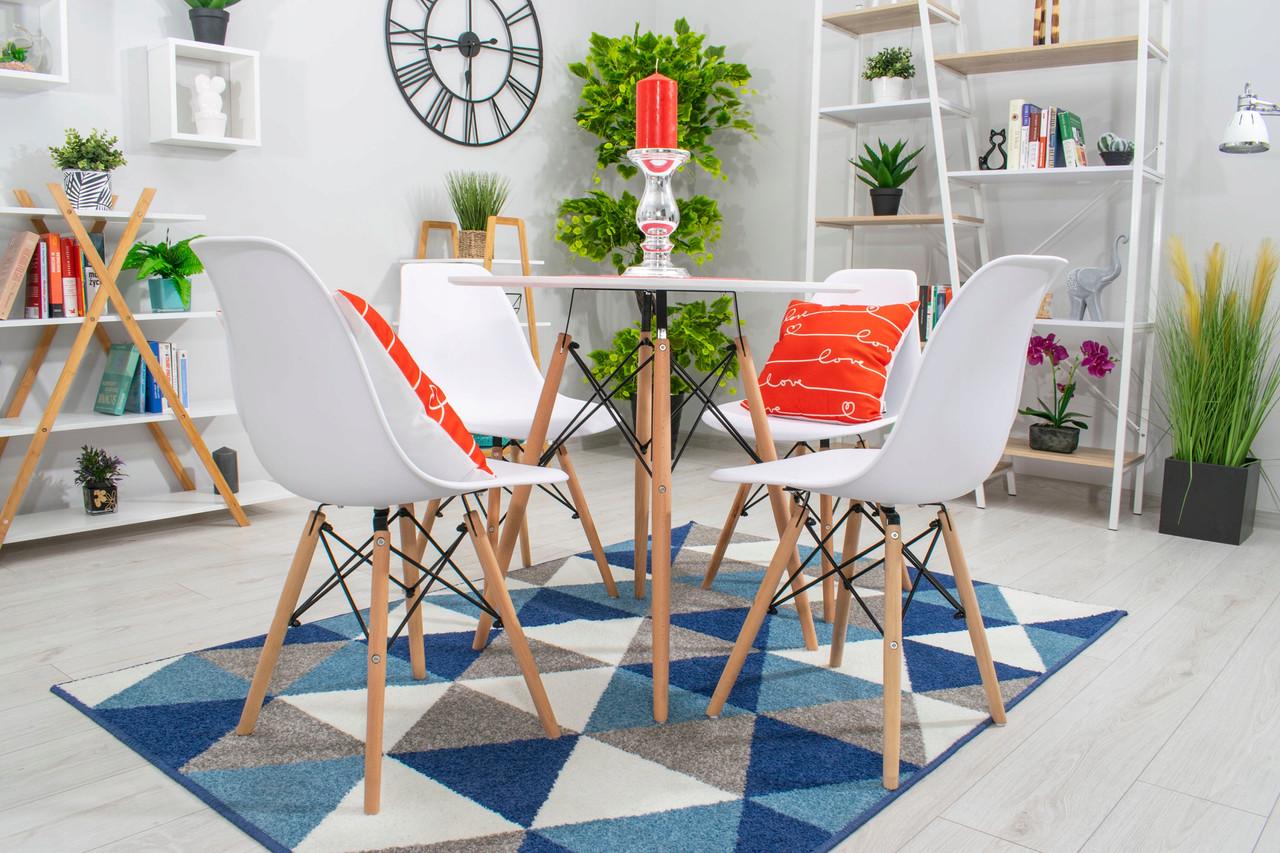 Обеденный комплект JUMI Scandinavian-4 White (2616427266) - фото 2 Обеденный комплект JUMI Scandinavian-4 White (2616427266) - фото 2