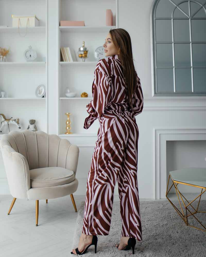 Піжама жіноча Модельєр 7748 р. 44 Бордово-рожевий (11503) - фото 2 Піжама жіноча Модельєр 7748 р. 44 Бордово-рожевий (11503) - фото 2