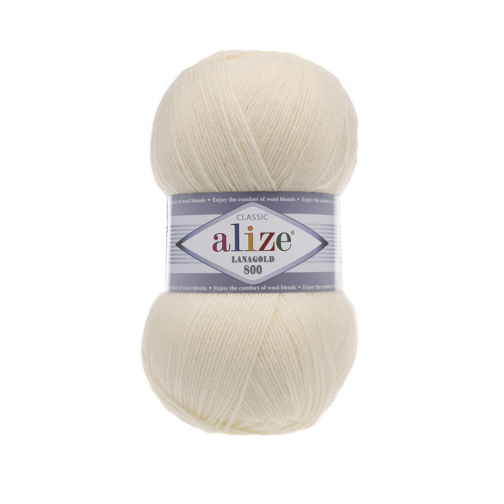 Пряжа Alize Superlana Maxi 01 - фото 2