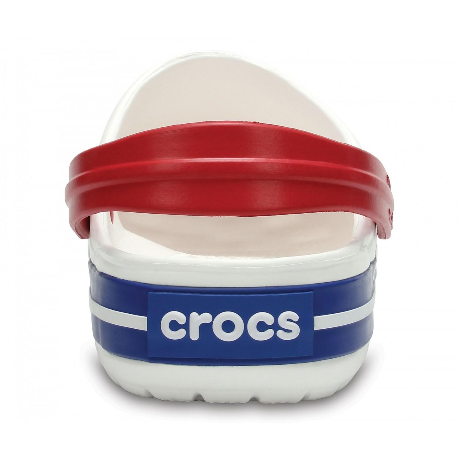 Сабо Crocs Crocband Clog M8W10 р. 41 26,5 см White/Blue (11016-M) - фото 6