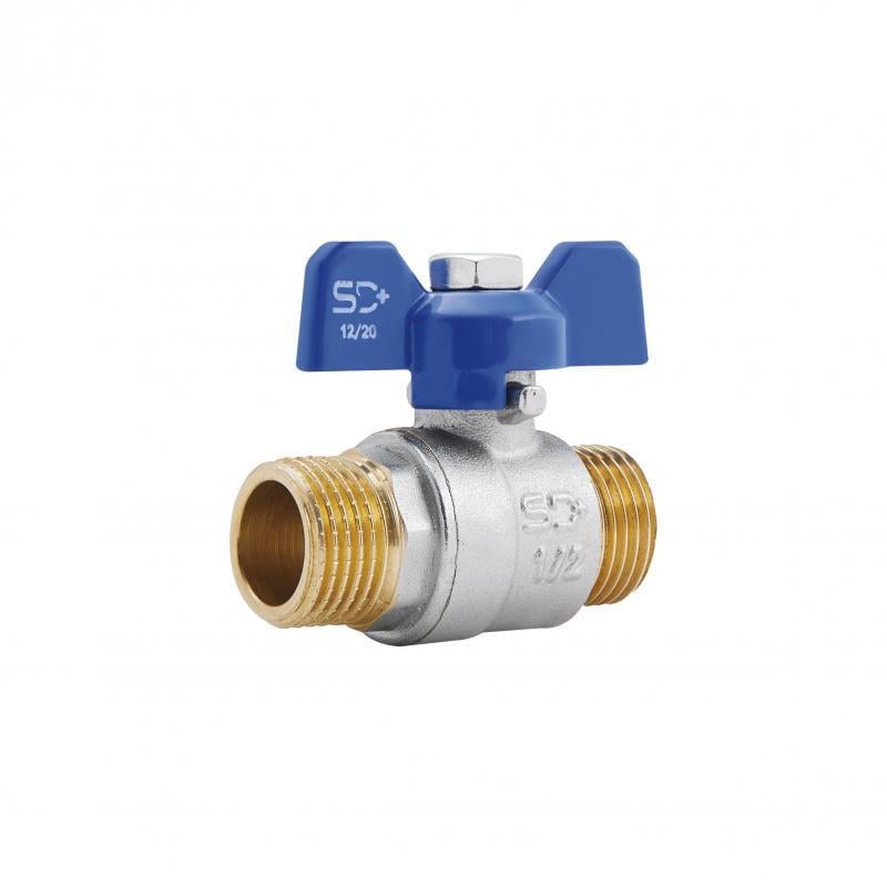 Кран шаровый SD Plus ЗР для воды бабочка 1/2" (SD606W15) Кран шаровый SD Plus ЗР для воды бабочка 1/2" (SD606W15)