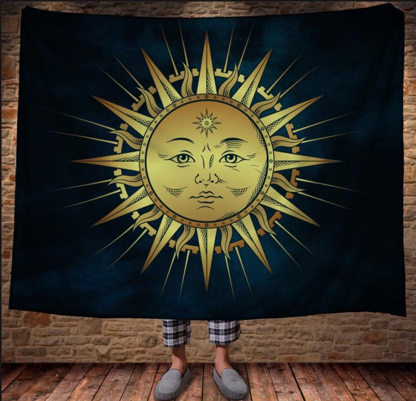 Плед із 3D принтом Античне сонце 150х200 см (epi_1649)