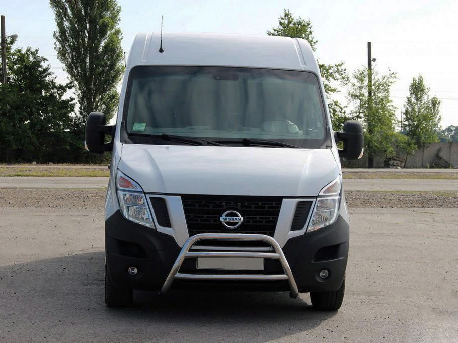 Кенгурятник WT022 CAN для Renault Master 2011-2023 гг. нержавеющая сталь Хром