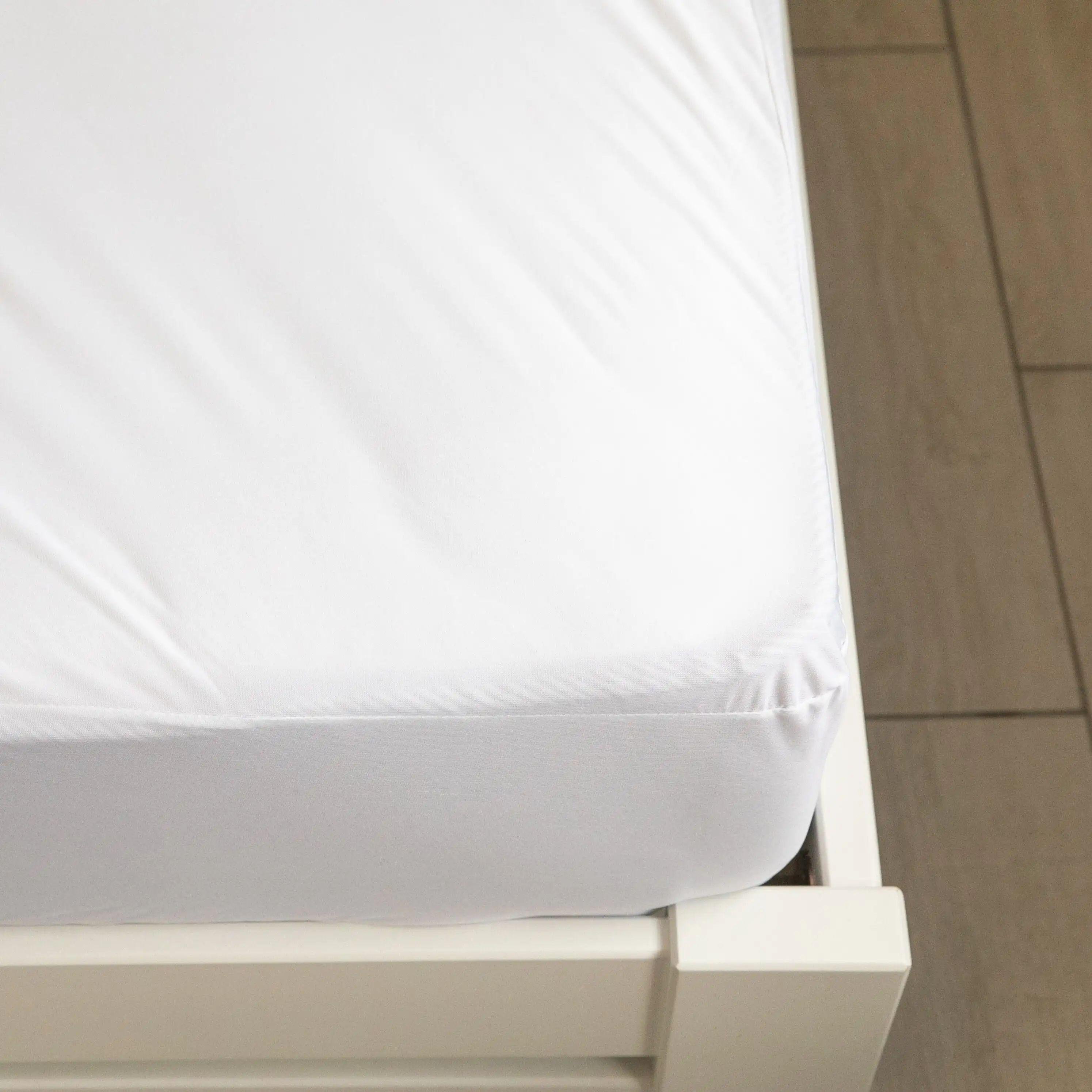 Простирадло-чохол водонепроникне гіпоалергенне ТЕП трикотажне 180x200x30 см Білий (15170180200)