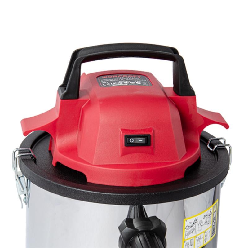 Пылесос промышленный аккумуляторный Worcraft CAVC-S20Li с аккумулятором 4А и зарядным 20В (43063) - фото 2 Пылесос промышленный аккумуляторный Worcraft CAVC-S20Li с аккумулятором 4А и зарядным 20В (43063) - фото 2