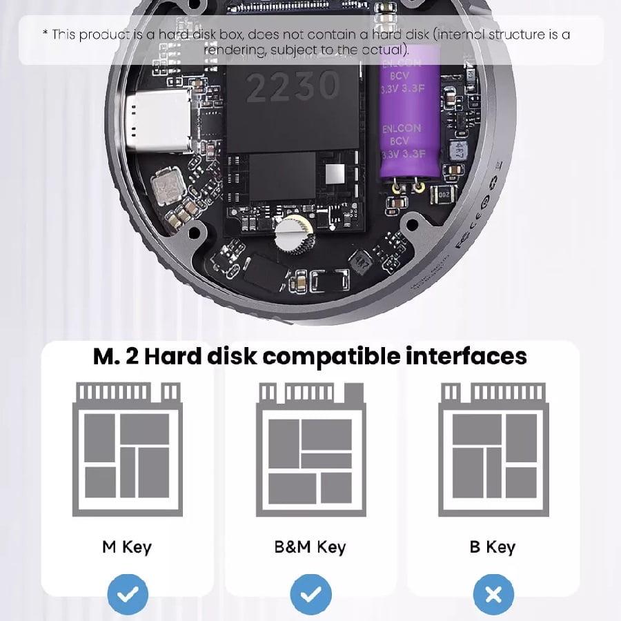 Корпус для SSD диска Hagibis MC100 - фото 8 Корпус для SSD диска Hagibis MC100 - фото 8