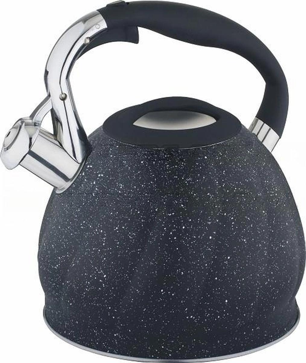 Чайник со свистком Edenberg EB-1904 из нержавеющей стали 3 л Черный (57-46-EB-1904-1) - фото 1 Чайник со свистком Edenberg EB-1904 из нержавеющей стали 3 л Черный (57-46-EB-1904-1) - фото 1