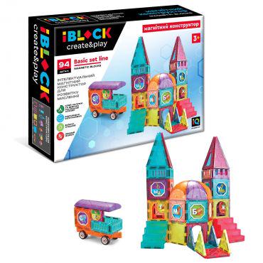 Конструктор магнітний Iblock PL-921-245 94 дет. (13776566)