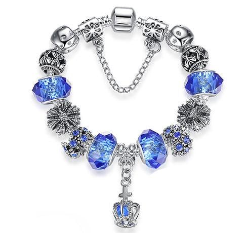 Браслет женский Primo Korona с шармами Blue (660723462)