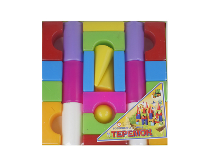 Конструктор детский M-Toys Теремок 32 детали/эргономичные формы Multicolor (7292)