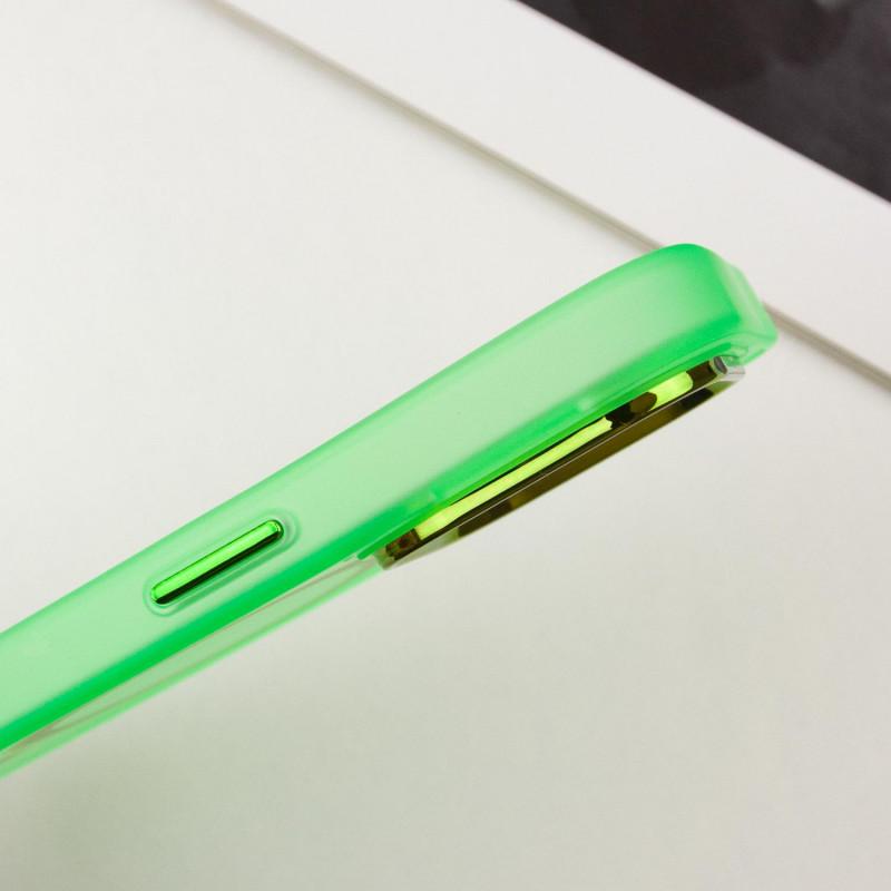 Протиударний Чохол TPU+PC Lily with MagSafe для Apple iPhone 13 Pro Max (6.7") Neon Green - фото 6