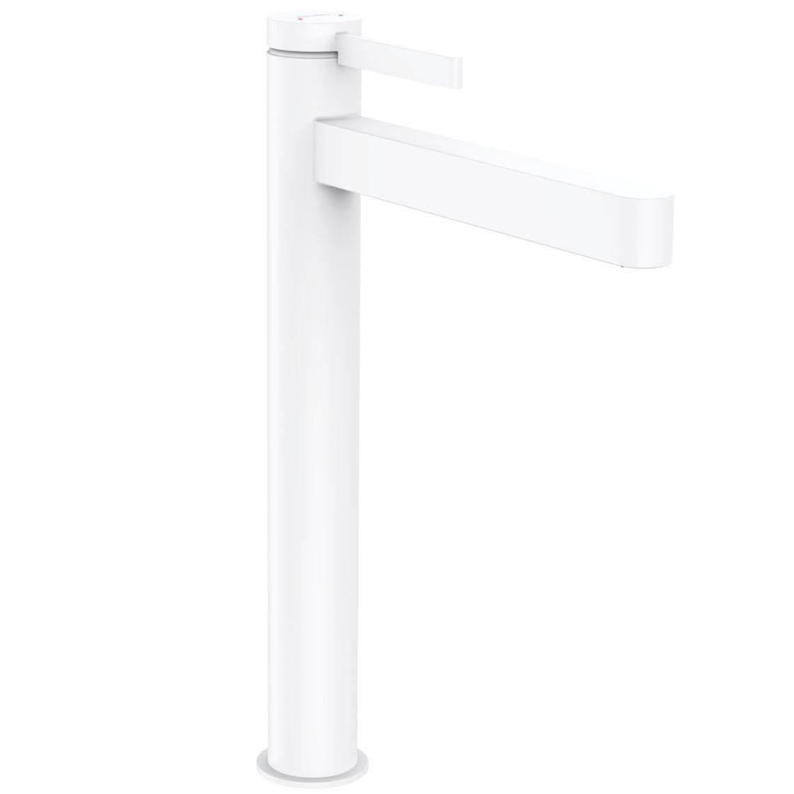 Змішувач для раковини Hansgrohe Finoris 260 з донним клапаном латунь White Matt (76070700)
