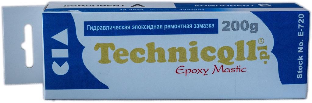 Клей холодне зварювання гідравлічний Technicqll пластилін 200 г (000034066)