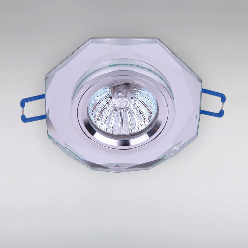 Точечный светильник Light House LS-15108 встраиваемый Белый / Зеркальный