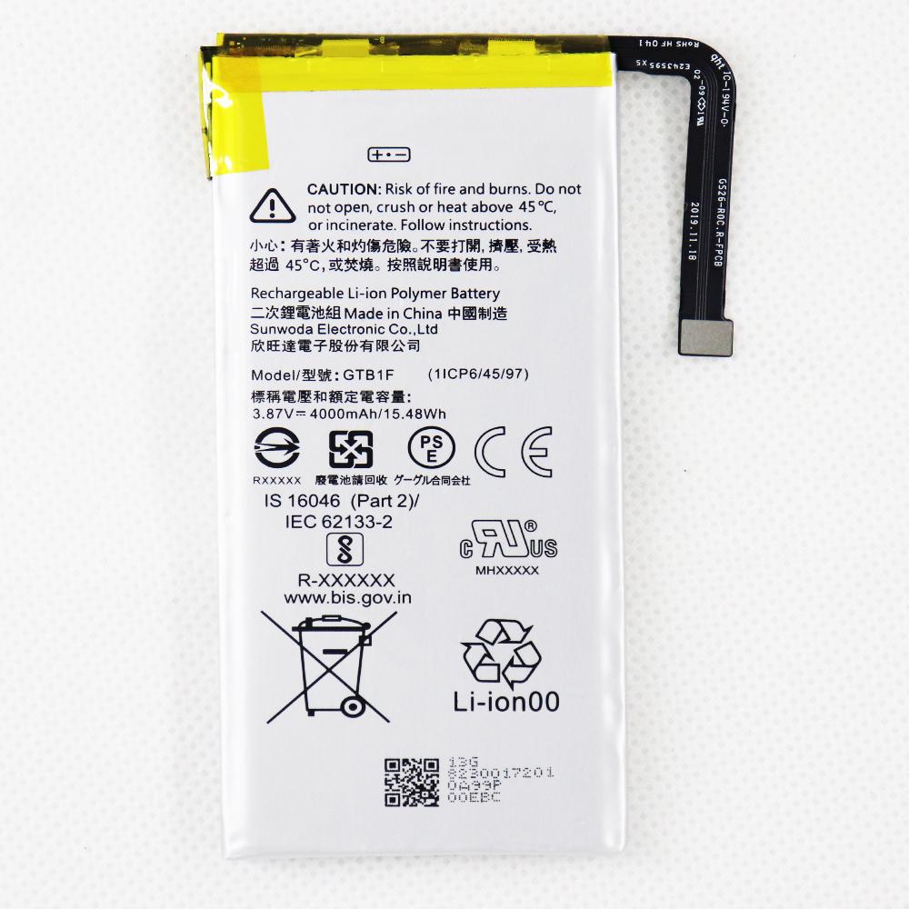 Батарея Google Pixel 5 GTB1F 4080 mAh