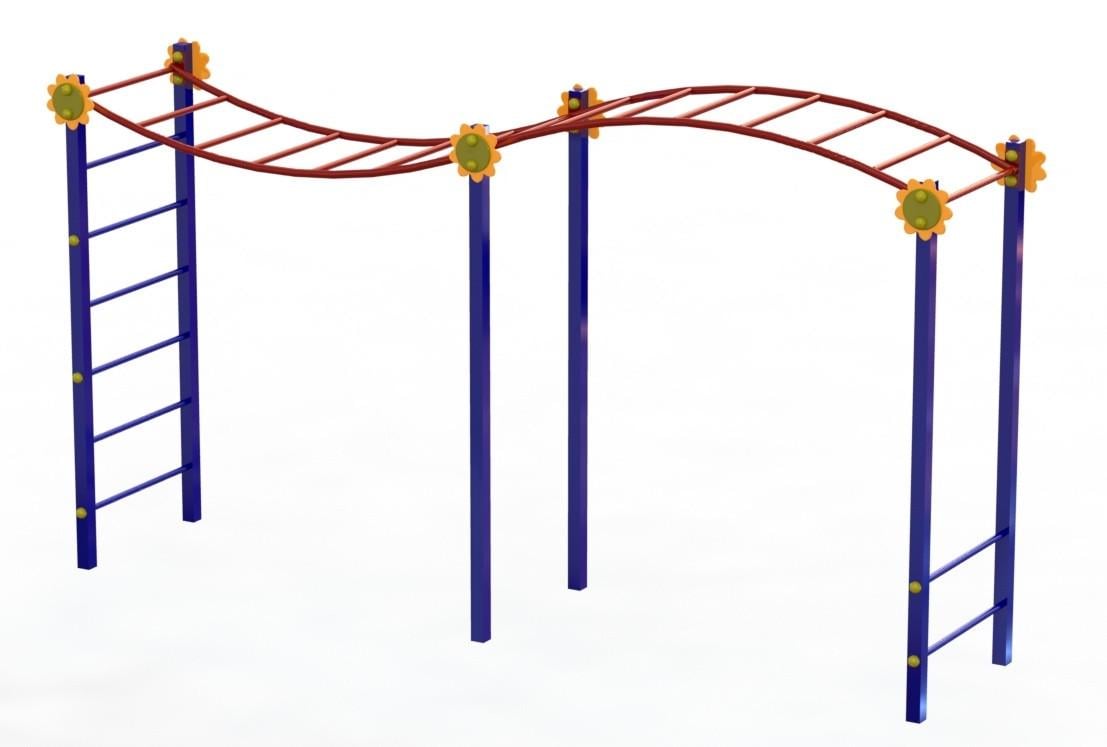 Рукоход SiverSport KID656.1 Волна с двумя перемычками