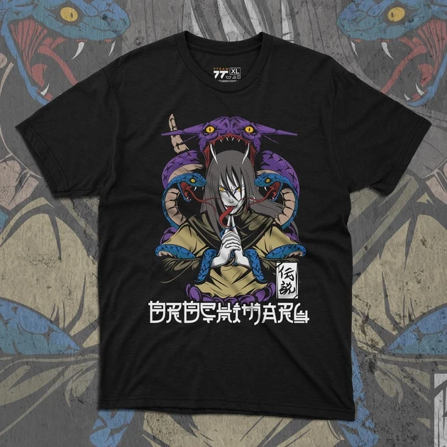 Футболка мужская с принтом Наруто Орочимару р. 48 (Anime0151)