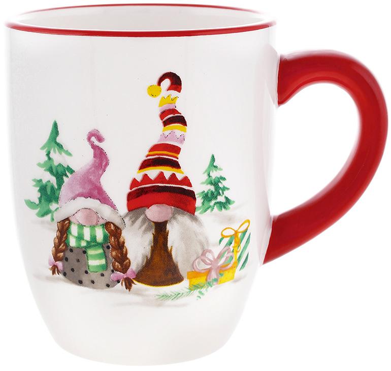 Кружка керамическая Гномы с подарками 360 мл (BD-DM108-X) - фото 1 Кружка керамическая Гномы с подарками 360 мл (BD-DM108-X) - фото 1