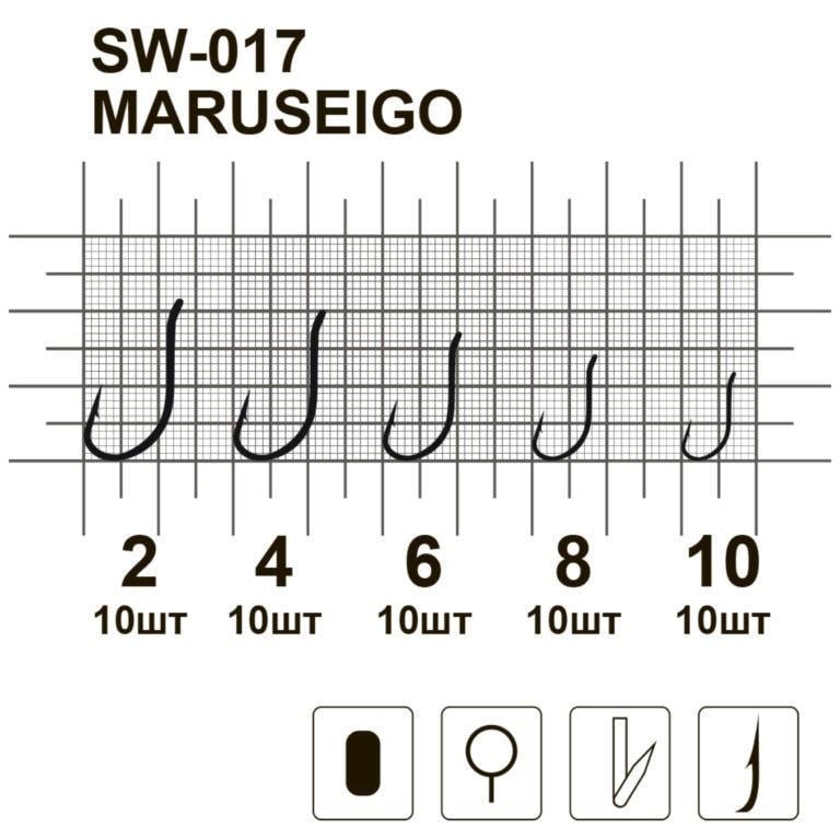 Гачки MiniMax Maruseigo SW-017 №2 10 шт. - фото 3