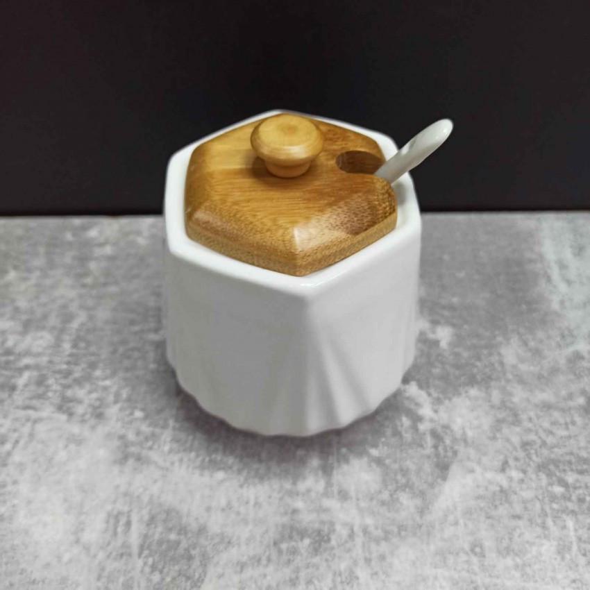 Цукорниця Interos 330 мл з ложкою та кришкою (PJ03346-1) - фото 2 Цукорниця Interos 330 мл з ложкою та кришкою (PJ03346-1) - фото 2