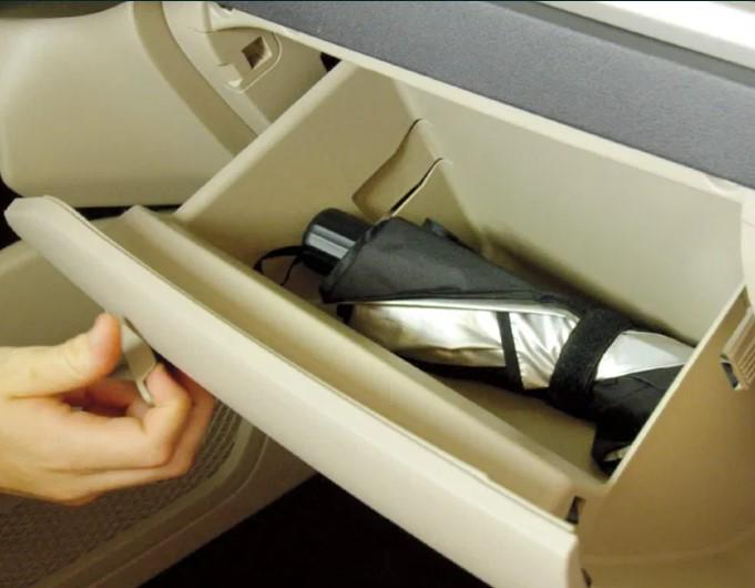 Парасолька автомобільна світловідбивна для захисту від сонця 130х35 см - фото 3 Парасолька автомобільна світловідбивна для захисту від сонця 130х35 см - фото 3