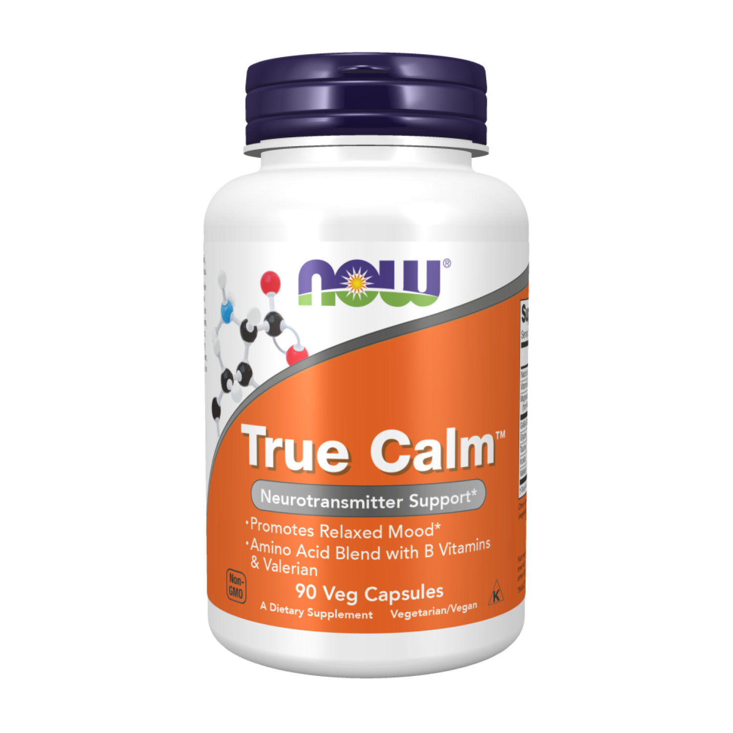 Дієтична добавка Now Foods True Calm Вітаміни для настрою 90 капс. (CO003440)