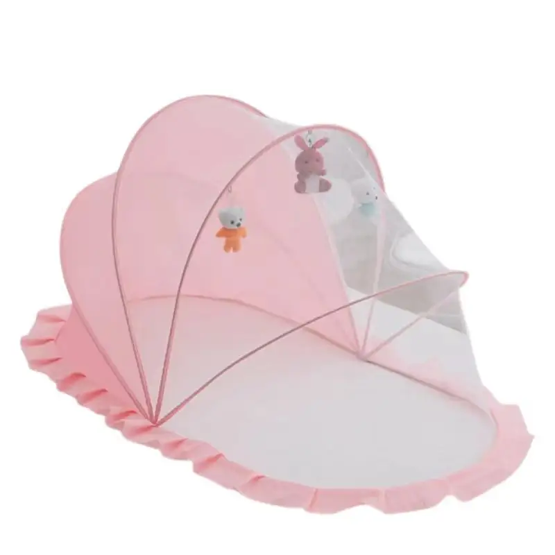 Москітна сітка для дітей L00153-1 до 3 років 125х65х65 см Рожевий (L00153-1) - фото 2 Москітна сітка для дітей L00153-1 до 3 років 125х65х65 см Рожевий (L00153-1) - фото 2