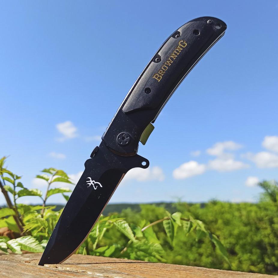 Нож складной туристический с клипсой Browning Black (32147730)