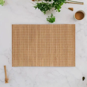 Бамбуковый коврик для сервировки 2 шт. 44х30 см Капучино (RO02633) Бамбуковый коврик для сервировки 2 шт. 44х30 см Капучино (RO02633)