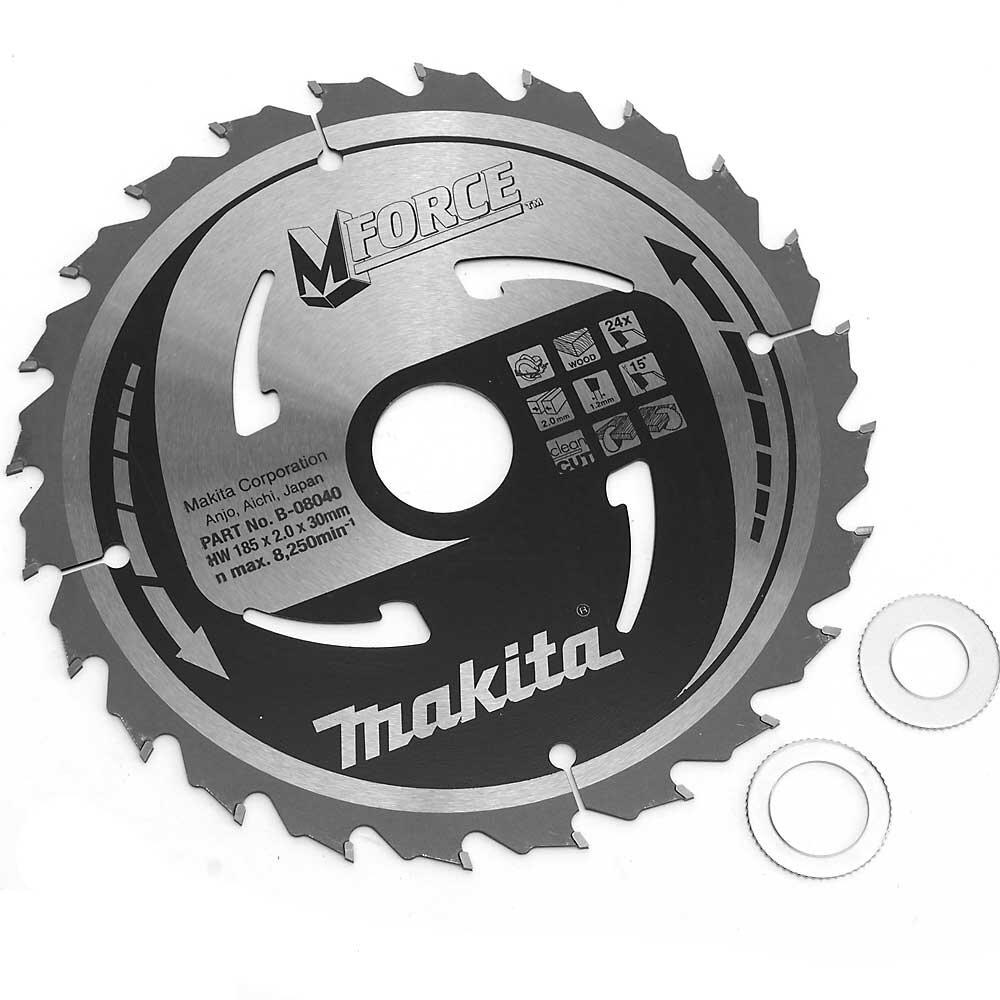Диск пильний по дереву Makita M-Force 185х30 мм 24T