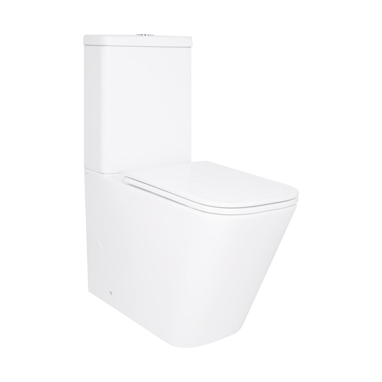 Унитаз напольный Qtap Tern Ultra Quiet безобедочный с сиденьем Soft-Close White (QT17222175AUQ1W)