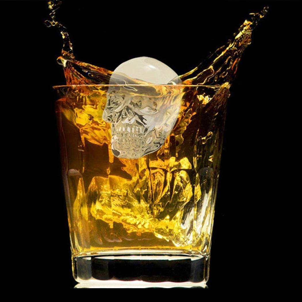 Форма для льоду силіконова Череп 4 комірки Чорний (Е051589) - фото 4 Форма для льоду силіконова Череп 4 комірки Чорний (Е051589) - фото 4