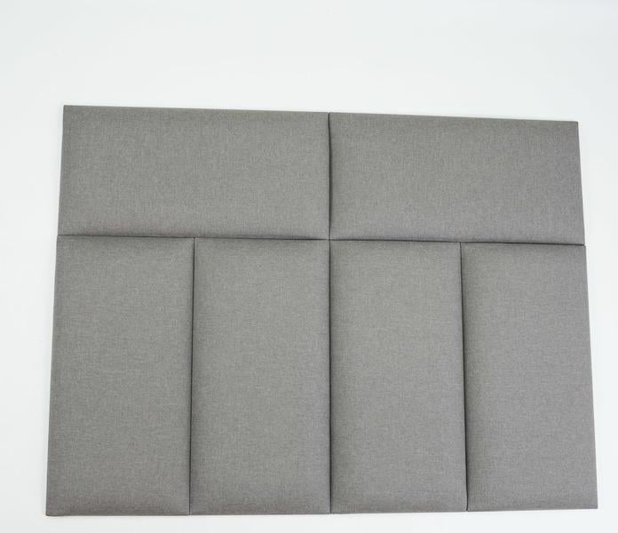 Стеновая панель самоклеящаяся мягкая Soft Pan велюр 30х60х3,7 см матовый Коттон (306006)