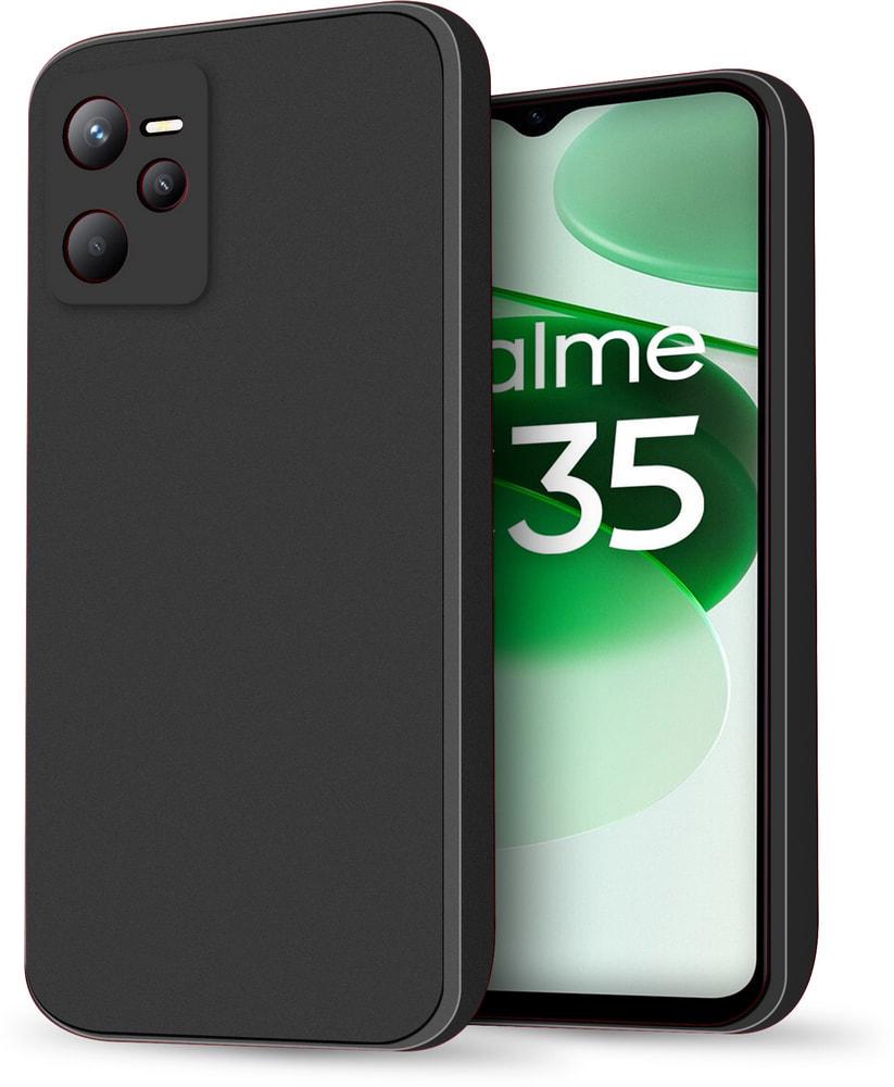 Силиконовый чехол HardCorner для Realme C35 Black (30670-2B)
