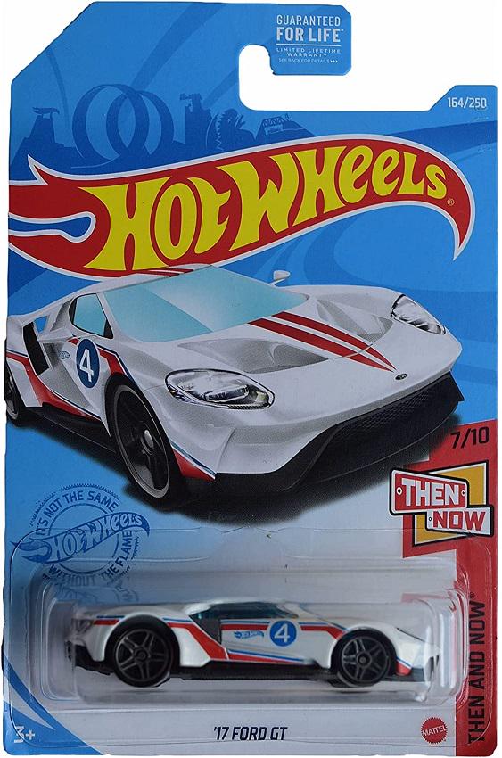 Машинка базовая Hot Wheels серии Then and Now 7/10-17 Ford GT 2021