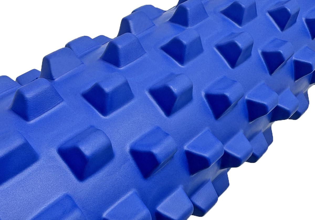 Масажний ролик EasyFit Grid Roller PRO 45 см Синій (EF-2029-BL) - фото 3
