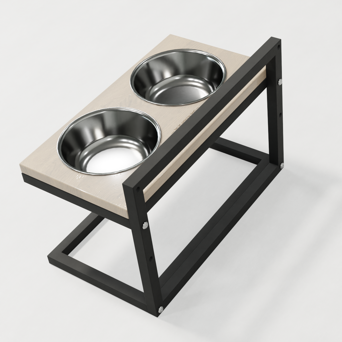 Миски на регулируемой подставке для средних собак Hollky Flex M 2х0,85 л (FM-422530-GRWH) - фото 10