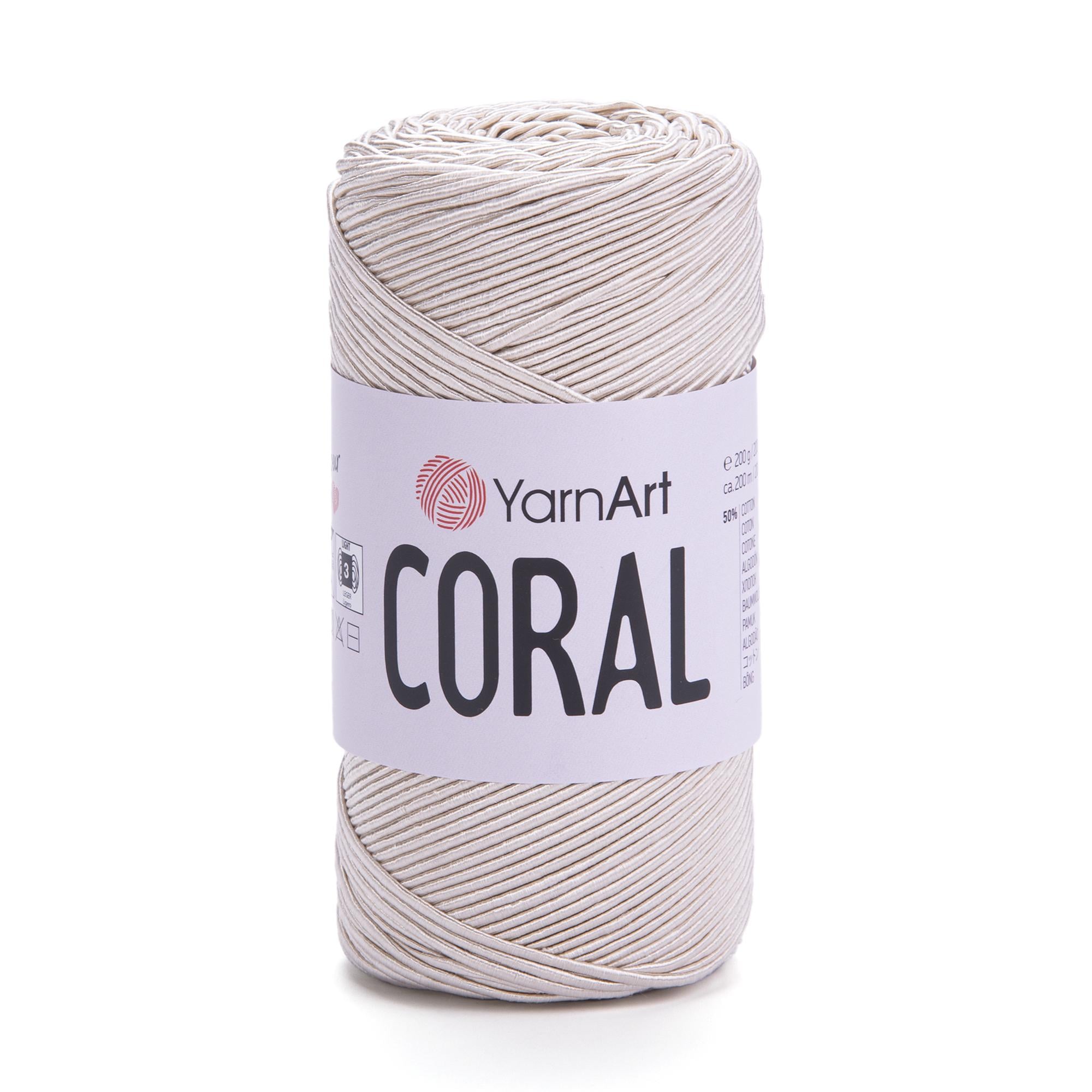 Пряжа YarnArt Coral 1917 Светло-бежевый (6630)