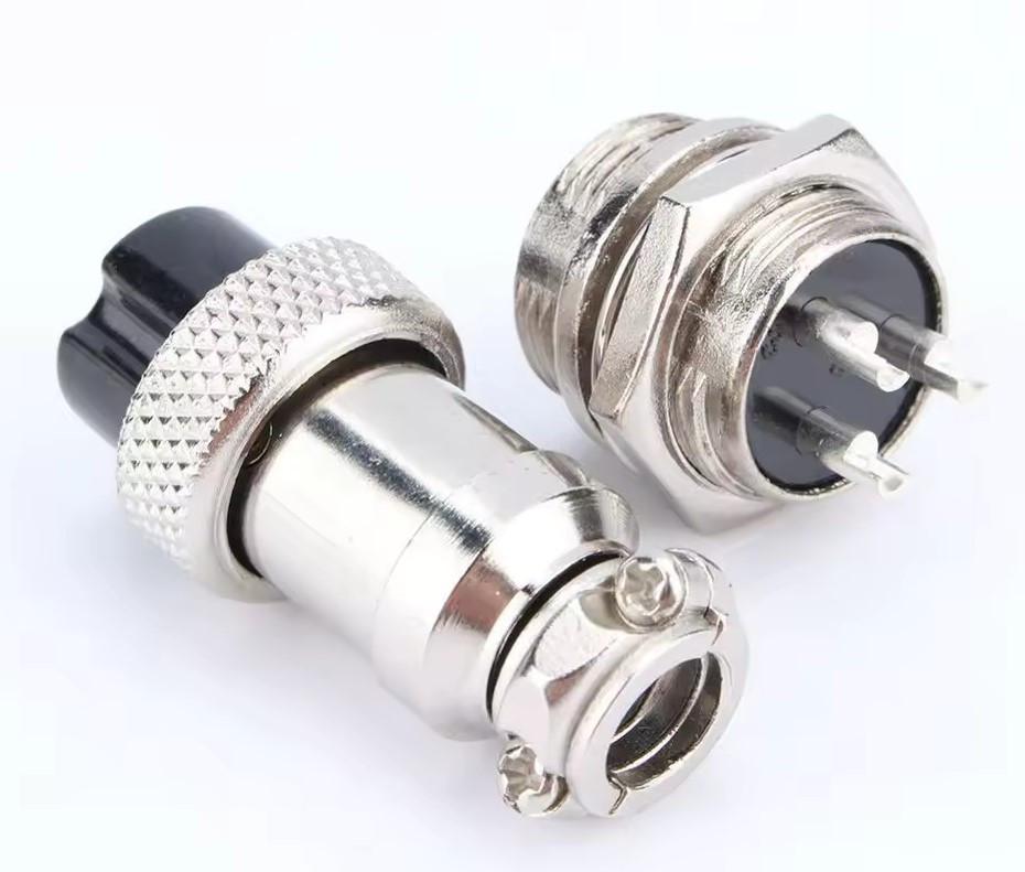 Разъем соединительный авиационный GX16 3-pin штекер/розетка комплект 16M-3B/16M-3A (2678556570) - фото 8 Разъем соединительный авиационный GX16 3-pin штекер/розетка комплект 16M-3B/16M-3A (2678556570) - фото 8