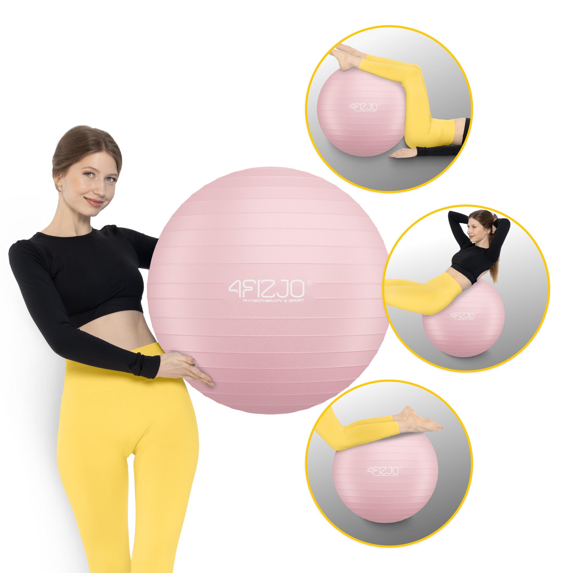 Мяч для фитнеса 4fizjo Anti-Burst 85 см Pink (P-5907739317421) - фото 4 Мяч для фитнеса 4fizjo Anti-Burst 85 см Pink (P-5907739317421) - фото 4