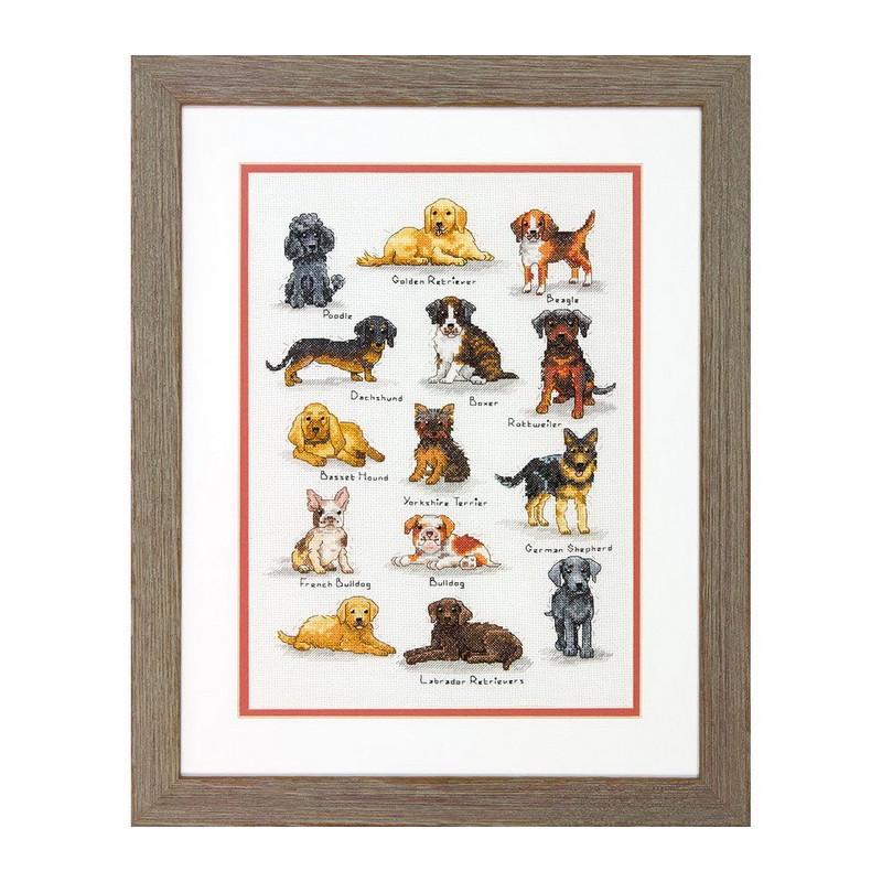 Набор для вышивания крестиком Dimensions 70-35353 Dog Sampler (21602) Набор для вышивания крестиком Dimensions 70-35353 Dog Sampler (21602)