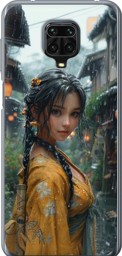 Чехол на Xiaomi Redmi Note 9 Pro Anime-girl (6133t-1911-42517)