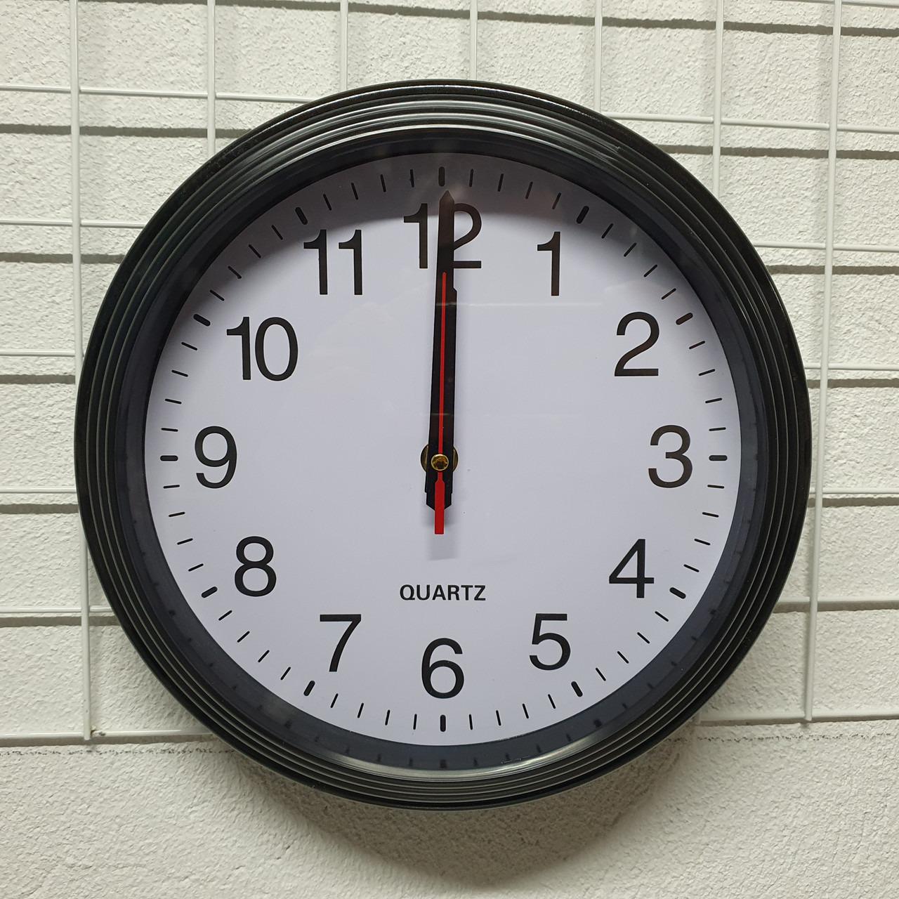 Годинник настінний Quartz 2606 Black (27261465)