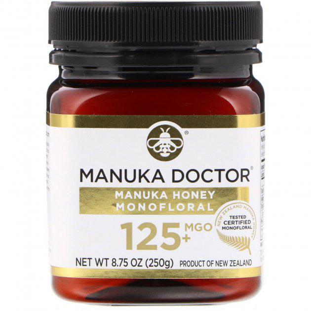 Монофлорный мед Doctor Manuka Honey Monofloral MGO 125 250 г (MKD-00807)