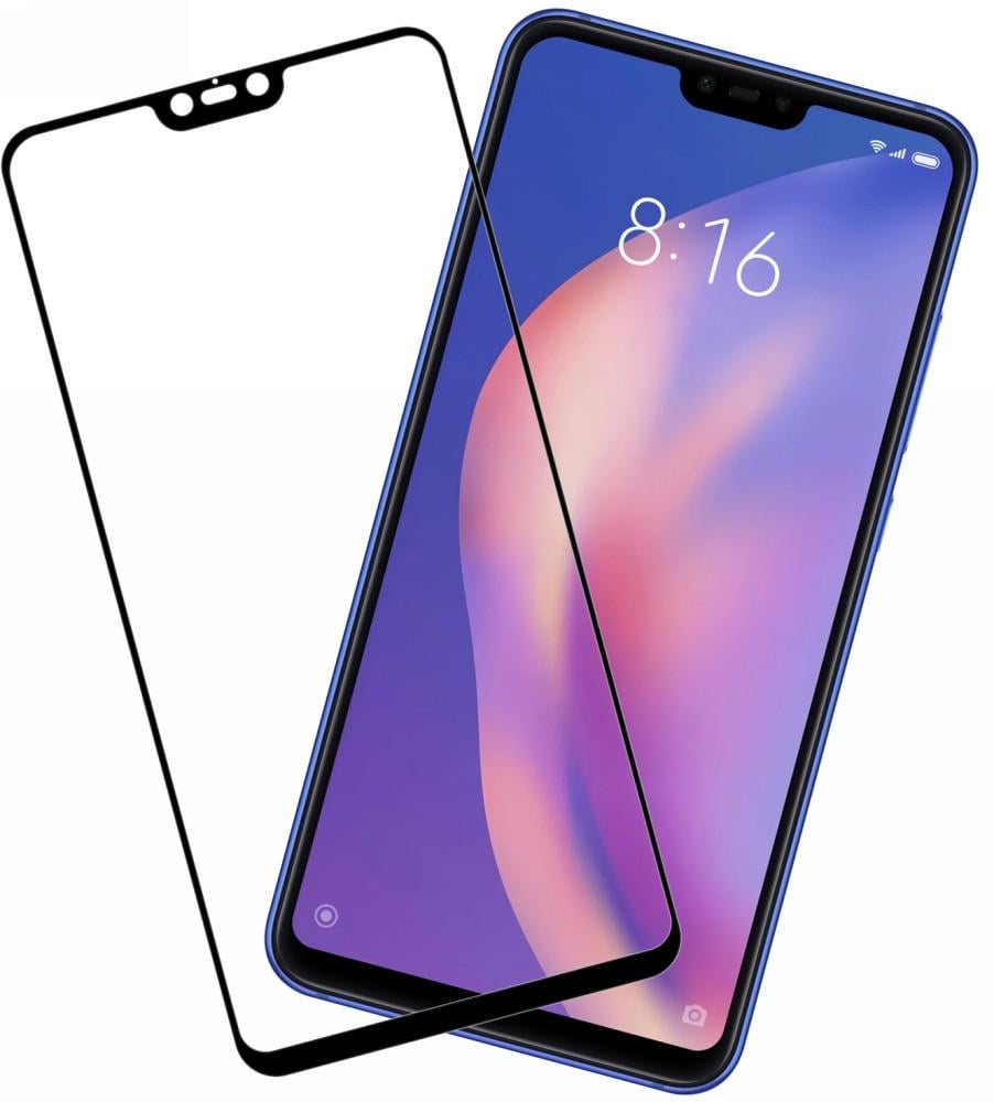 5D стекло Xiaomi Mi 8 Lite (Защитное Full Glue) Black (10327-2B)