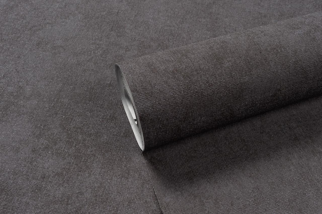 Обои флизелиновые Vinil LS Грани ЭШТ 6-1469 винил горячего тиснения 1,06х10,05 м Серо-черный