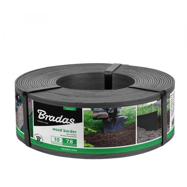 Бордюрная лента Bradas Wood Border 78х2,8 мм 10 м Серый (OBWGY1008) Бордюрная лента Bradas Wood Border 78х2,8 мм 10 м Серый (OBWGY1008)
